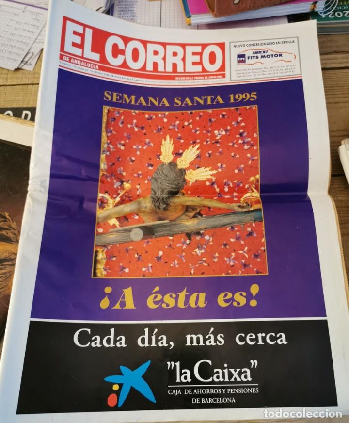 Coleccionismo de Revistas y Peri&oacute;dicos: EL CORREO DE ANDALUCIA ESPECIAL SEMANA SANTA SEVILLA 1995,64 PAGINAS