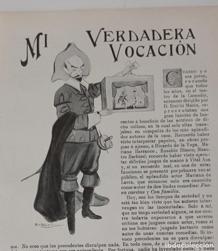Coleccionismo de Revistas y Peri&oacute;dicos: TEATRO LA COMEDIA-EMILIO MARIO-MARIANO LARRA-JACINTO BENAVENTE-