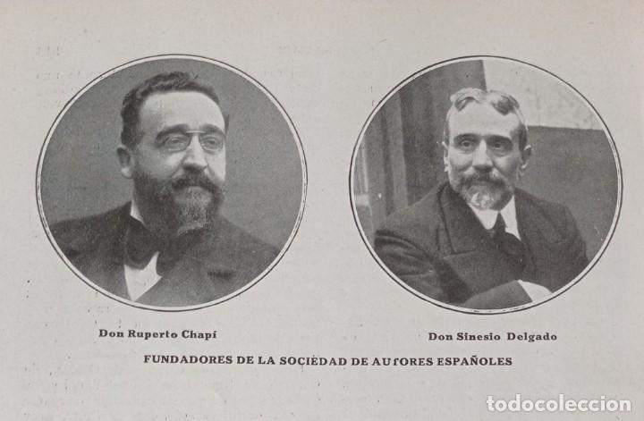 Collezionismo di Riviste e Giornali: SOCIEDAD AUTORES-RUPERTO CHAPI-SINESIO DELGADO-FLORENCIO FISCOWICH-LUIS ARUEJ .