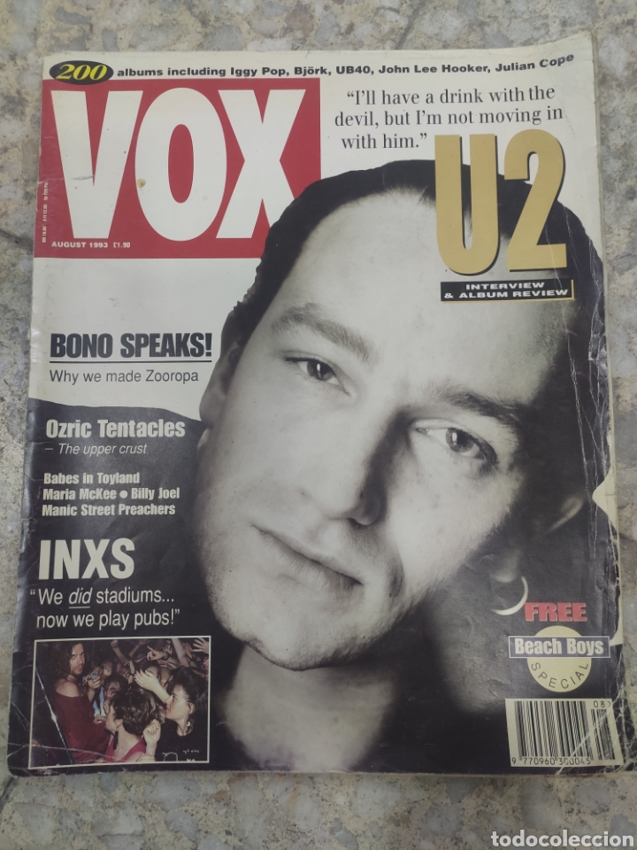 Coleccionismo de revistas y peri&oacute;dicos: Revista VOX U2 1993