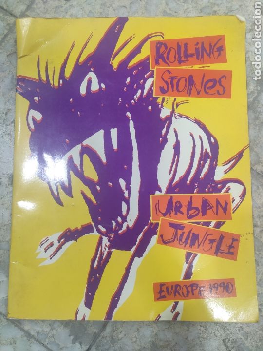 Coleccionismo de Revistas y Peri&oacute;dicos: REVISTA TOUR BOOK ROLLING STONES URBAN JUNGLE EUROPE 1990
