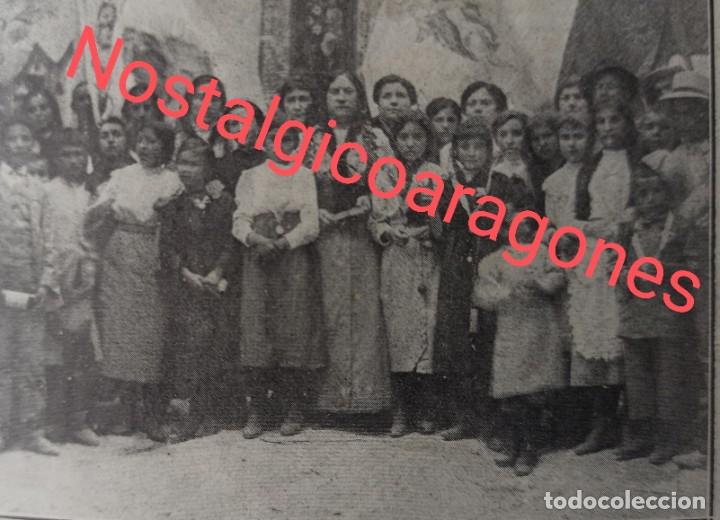 Coleccionismo de Revistas y Peri&oacute;dicos: Valencia estandartes congregaciones Aguillent Santuario San Vicente Ferrer Foto revista 1915