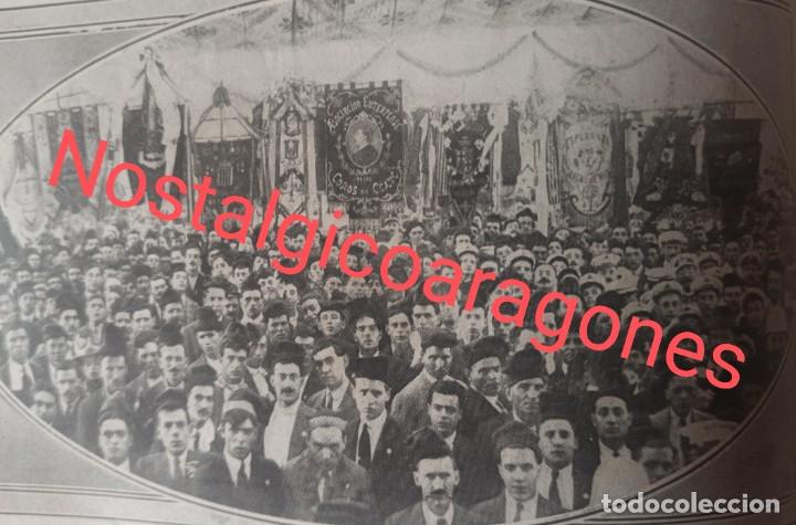 Sammeln von Zeitschriften und Zeitungen: Coros de Clav&eacute; con cierto estandartes barratinas Foto revista 1915