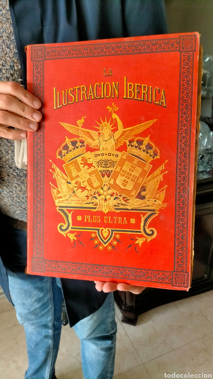Coleccionismo de Revistas y Peri&oacute;dicos: Antigua revista La Ilustraci&oacute;n Ib&eacute;rica. Tres tomos 1885, 1886 y 1887