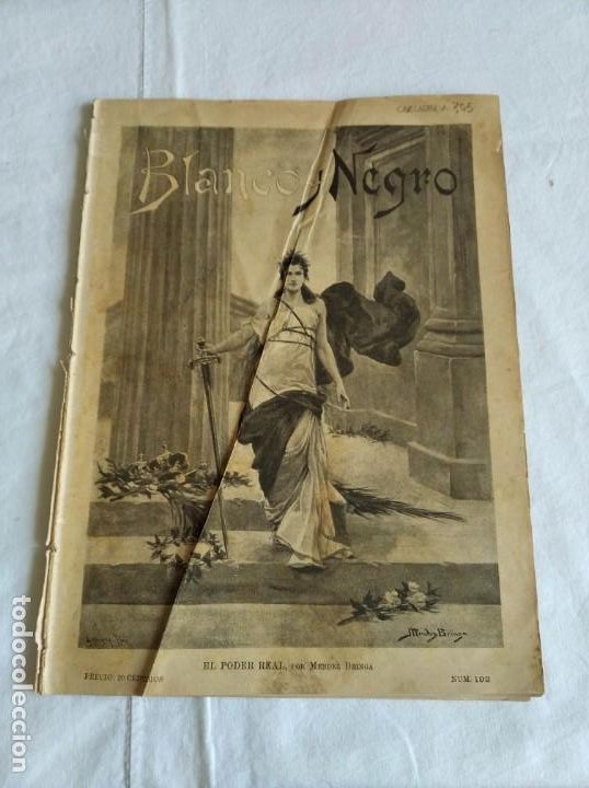 Coleccionismo de Revistas y Peri&oacute;dicos: BLANCO Y NEGRO. N&ordm; 192. A&Ntilde;O 1895. REYES Y PRESIDENTES. ALEMANIA. SU SANTIDAD LE&Oacute;N XIII. DUQUE YORK