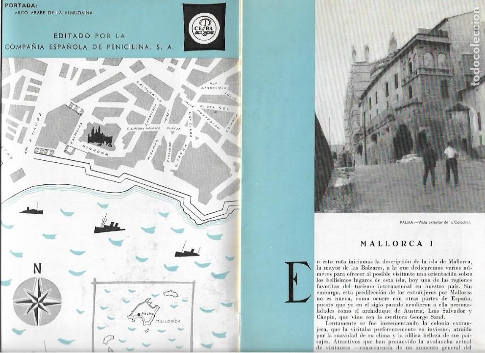 Coleccionismo de revistas y peri&oacute;dicos: A&Ntilde;OS 50 MALLORCA PALMA CATEDRAL PALACIO OLEZA CALLE PORTELLA FORMIGUERA PUBLICIDAD FARMAPEN