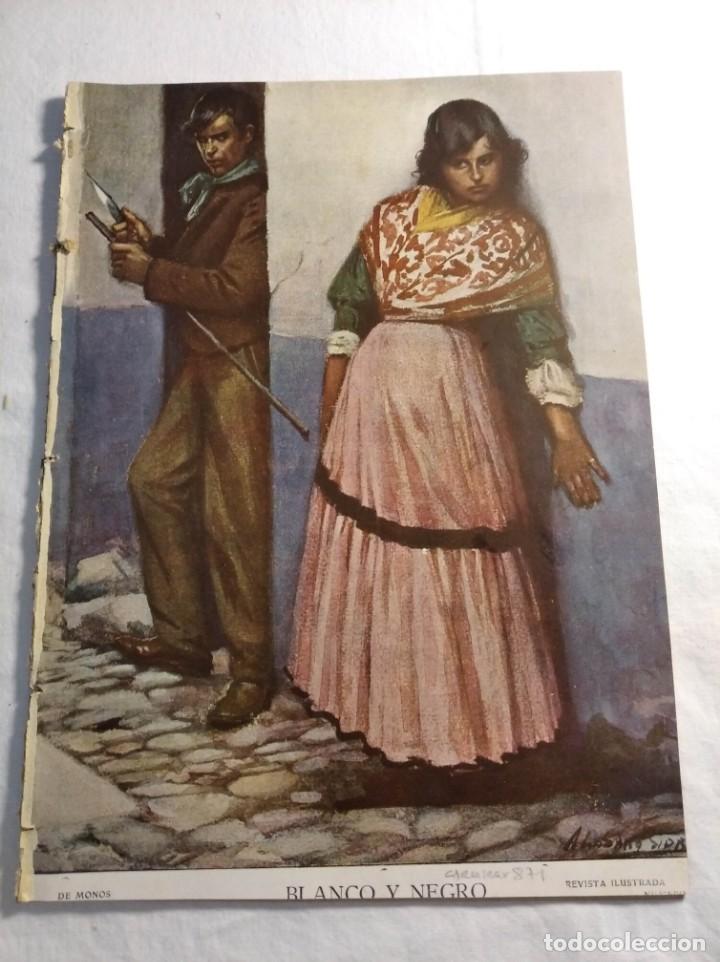 Coleccionismo de revistas y peri&oacute;dicos: BLANCO Y NEGRO. N&ordm; 933. A&Ntilde;O 1909. SOROLLA. ANDREA DEL SARTO. LA VIRGEN Y EL NI&Ntilde;O JES&Uacute;S. JOS&Eacute; ALEMANY