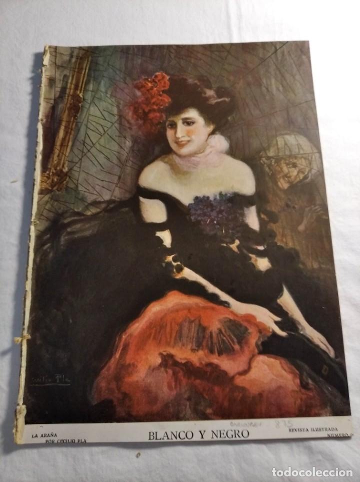 Coleccionismo de revistas y peri&oacute;dicos: BLANCO Y NEGRO. N&ordm; 929. A&Ntilde;O 1909. DIEGO VEL&Aacute;ZQUEZ DE SILVA. RETRATO DE VILLEGAS. CONDE DUQUE DE OLIV