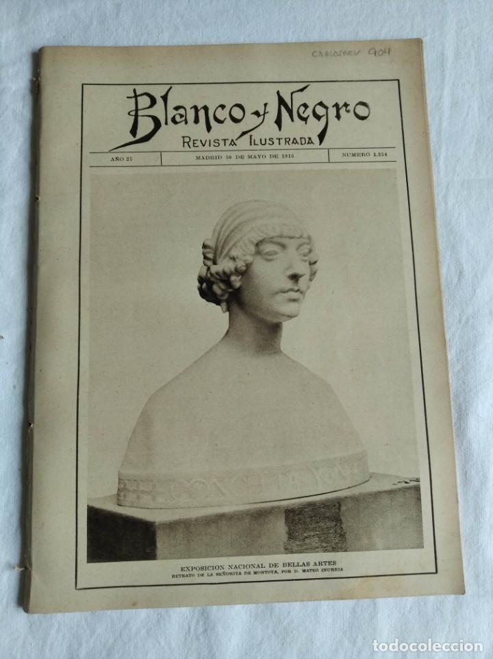 Collection Magazines and Newspapers: BLANCO Y NEGRO. N&ordm; 1254. A&Ntilde;O 1915. EXPOSICI&Oacute;N BELLAS ARTES EN NUMANCIA. MONUMENTO AL GRECO (TOLEDO).