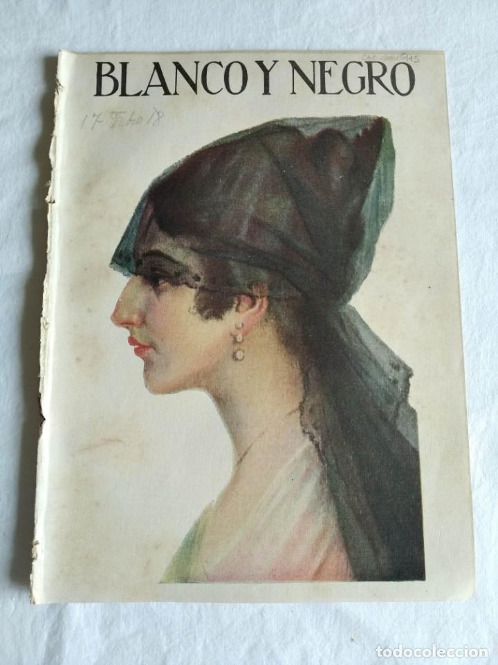 Collezionismo di Riviste e Giornali: BLANCO Y NEGRO. N&ordm; 1396. A&Ntilde;O 1918. &Aacute;VILA. INSTITUTO DE SAN ISIDRO (MADRID). NUESTRA SE&Ntilde;ORA DEL PILAR