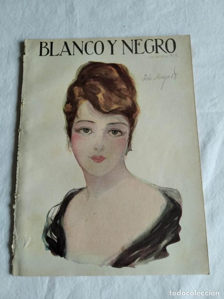 Colecionismo de Revistas e Jornais: BLANCO Y NEGRO. N&ordm; 1410. A&Ntilde;O 1918. HUELVA. HOTEL RITZ (MADRID). MANIFESTACI&Oacute;N EN SEVILLA. SEVILLA.