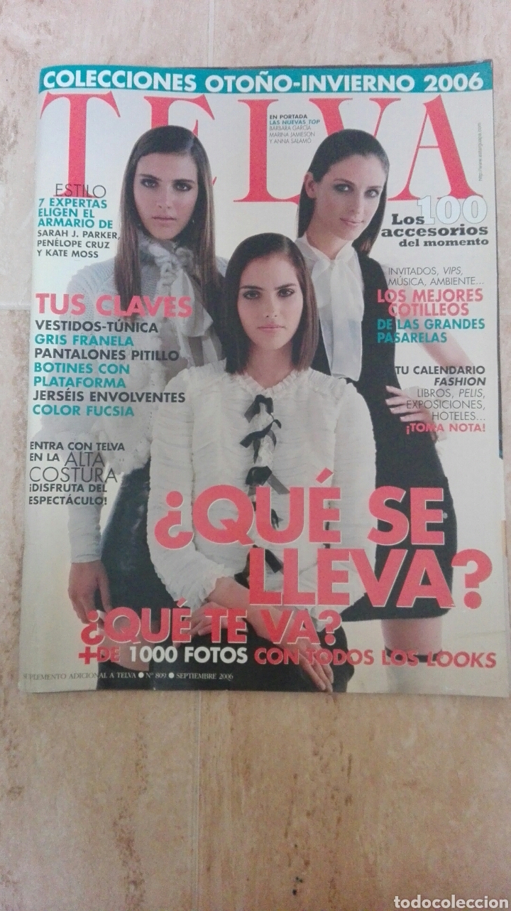 revista telva colecciones otoño-invierno 2006 - Comprar Otras revistas y  periódicos modernos en todocoleccion - 323083773