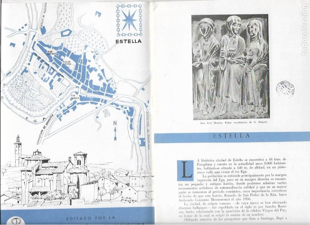 Coleccionismo de Revistas y Peri&oacute;dicos: A&Ntilde;OS 50 ESTELLA PALACIO REYES NAVARRA IGLESIA SAN MIGUEL SAN PEDRO DE LA RUA CONVENTO SANTO DOMINGO