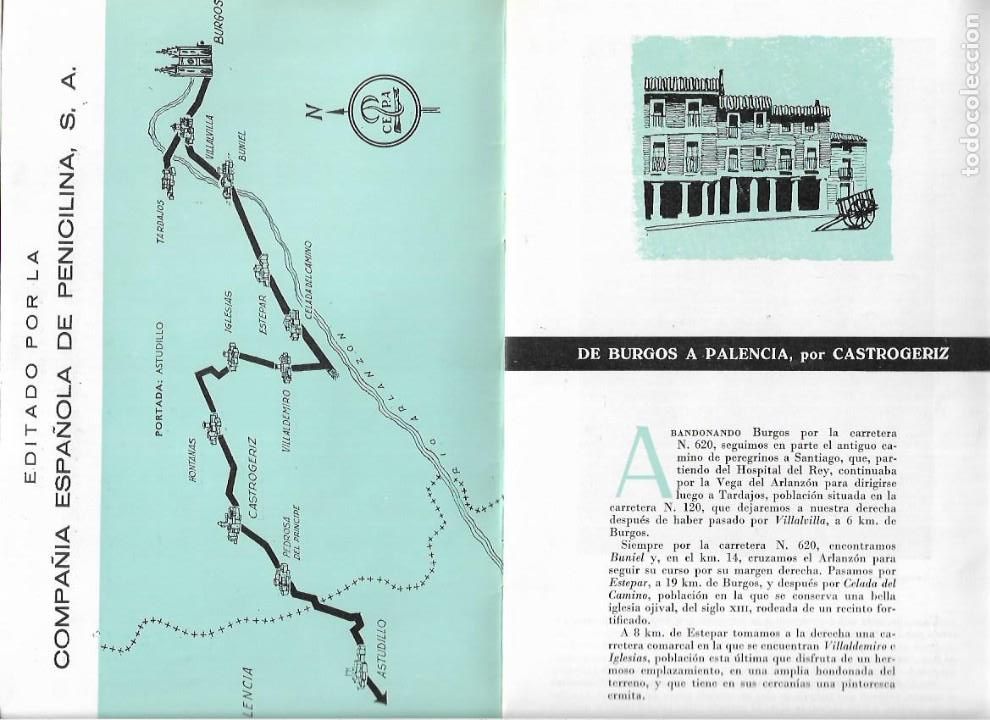 Coleccionismo de Revistas y Peri&oacute;dicos: A&Ntilde;OS 50 RUTA DE BURGOS A PALENCIA POR CASTROGERIZ ASTUDILLO CONVENTO SAN ANTON CELADA DEL CAMINO