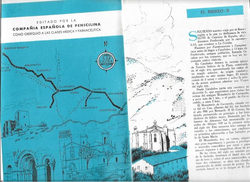 Coleccionismo de Revistas y Peri&oacute;dicos: A&Ntilde;OS 50 EL BIERZO MONASTERIO CARRACEDO VILLAFRANCA DEL BIERZO CORULLON IGLESIA SAN MIGUEL
