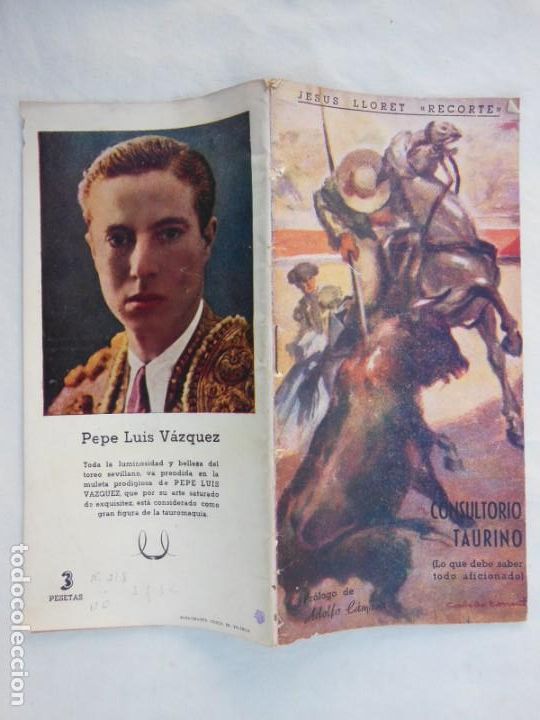 Colecionismo de Revistas e Jornais: ANTIGUO CONSULTORIO TAURINO / OLD BULLFIGHTING MAGAZINE: LO QUE DEBE SABER TODO AFICIONADO