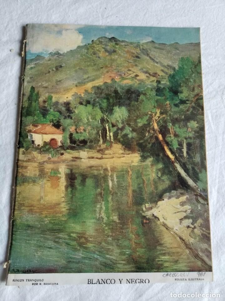 Coleccionismo de Revistas y Peri&oacute;dicos: BLANCO Y NEGRO. N&ordm; 969. A&Ntilde;O 1909. TIZIANO VESELLIO. VIRGEN DE LOS DOLORES. INSTITUCI&Oacute;N BEN&Eacute;FICA.