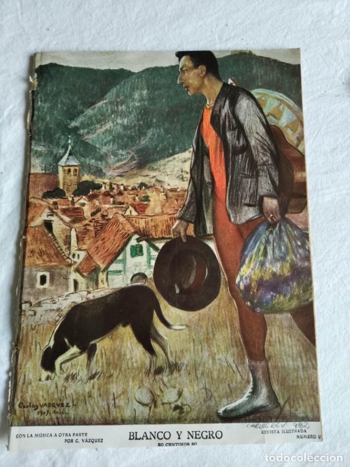 Coleccionismo de revistas y peri&oacute;dicos: BLANCO Y NEGRO. N&ordm; 970. A&Ntilde;O 1909. DIEGO VEL&Aacute;ZQUEZ DE SILVA. RETRATO DEL INFANTE FERNANDO DE AUSTRIA.