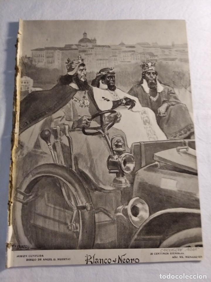 Colecionismo de Revistas e Jornais: BLANCO Y NEGRO. N&ordm; 975. A&Ntilde;O 1910. SE&Ntilde;ORITA POLAIRE. EL CAMINANTE (HISTORIA). COMENDADOR DE CALATRAVA