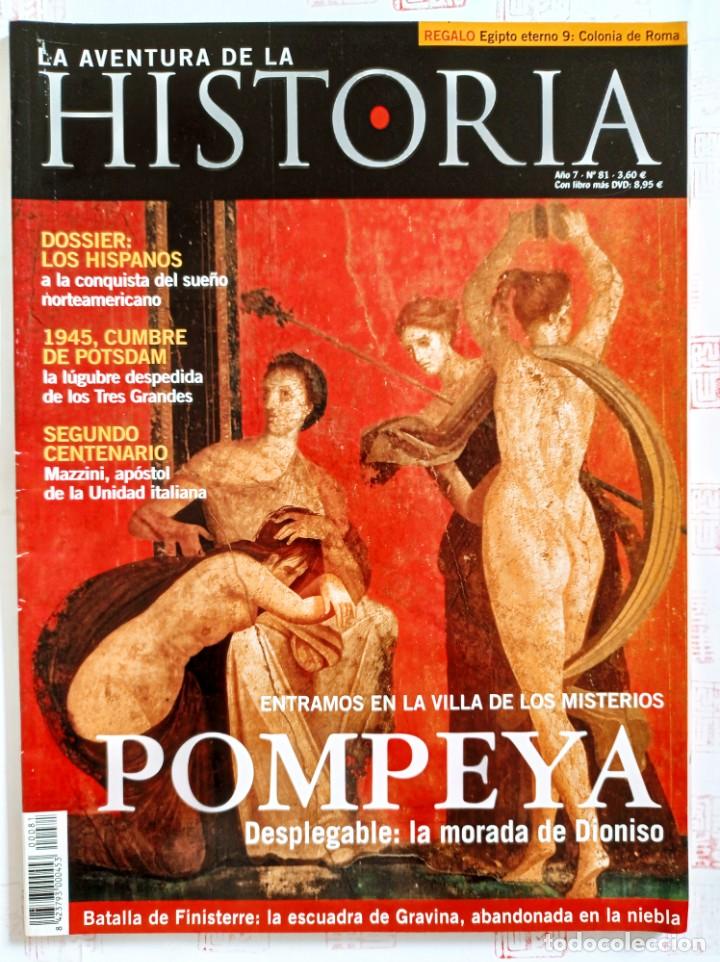 Coleccionismo de revistas y peri&oacute;dicos: La Aventura de la Historia POMPEYA, HISPANOS USA, POTSDAM, MAZZINI n 81