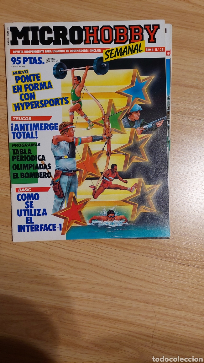 Coleccionismo de Revistas y Peri&oacute;dicos: Revista Microhobby A&ntilde;o 2 n&uacute;mero 36