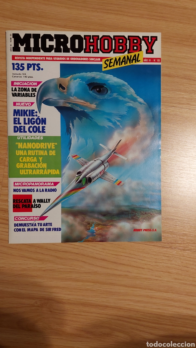 Coleccionismo de Revistas y Peri&oacute;dicos: Revista Microhobby A&ntilde;o 2 n&uacute;mero 65