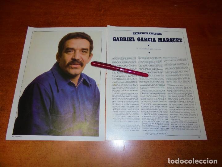 Coleccionismo de revistas y peri&oacute;dicos: CLIPPING 1982: GABRIEL GARC&Iacute;A M&Aacute;RQUEZ, ENTREVISTA