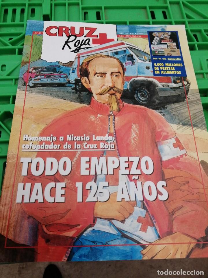 Coleccionismo de Revistas y Peri&oacute;dicos: Revista Cruz roja N&deg; 901 a&ntilde;o 1989 Nicasio Landa Yeserias teatro Tailandia refugiados