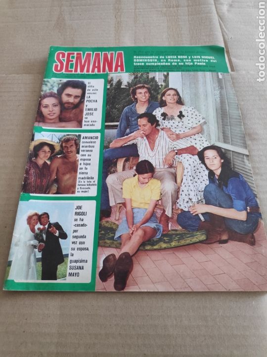 Coleccionismo de Revistas y Peri&oacute;dicos: SEMANA 1797 LUCIA MIGUEL BOSE DOMINGUIN POCHA