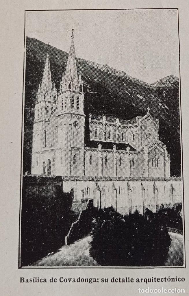 Coleccionismo de Revistas y Peri&oacute;dicos: COVADONGA-CUEVA DE LA VIRGEN-CRUZ DON PELAYO-VIRIL-CRISTO-CORONA VIRGEN .