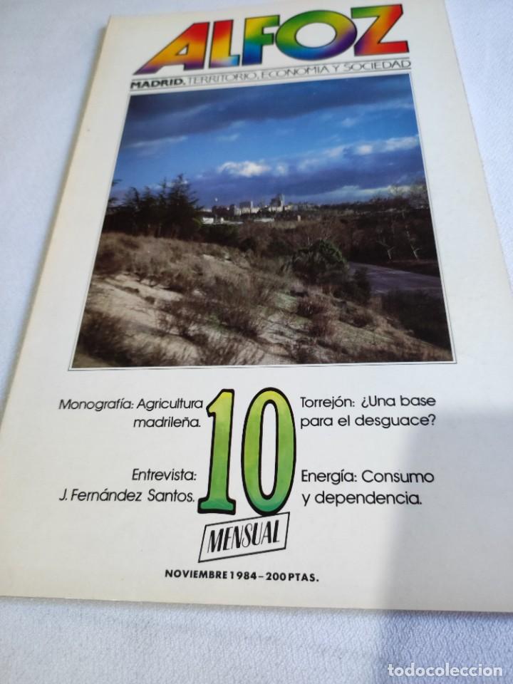 Coleccionismo de revistas y peri&oacute;dicos: Alfoz. Madrid. Territorio, econom&iacute;a y sociedad N. 10