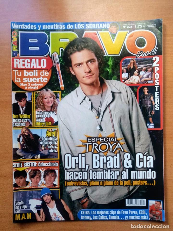 Collezionismo di Riviste e Giornali: REVISTA BRAVO N&ordm; 221 FRAN PEREA- ANDY & LUCAS- AVRIL- MAM- WELLING- DUFF- ORLANDO BLOOM