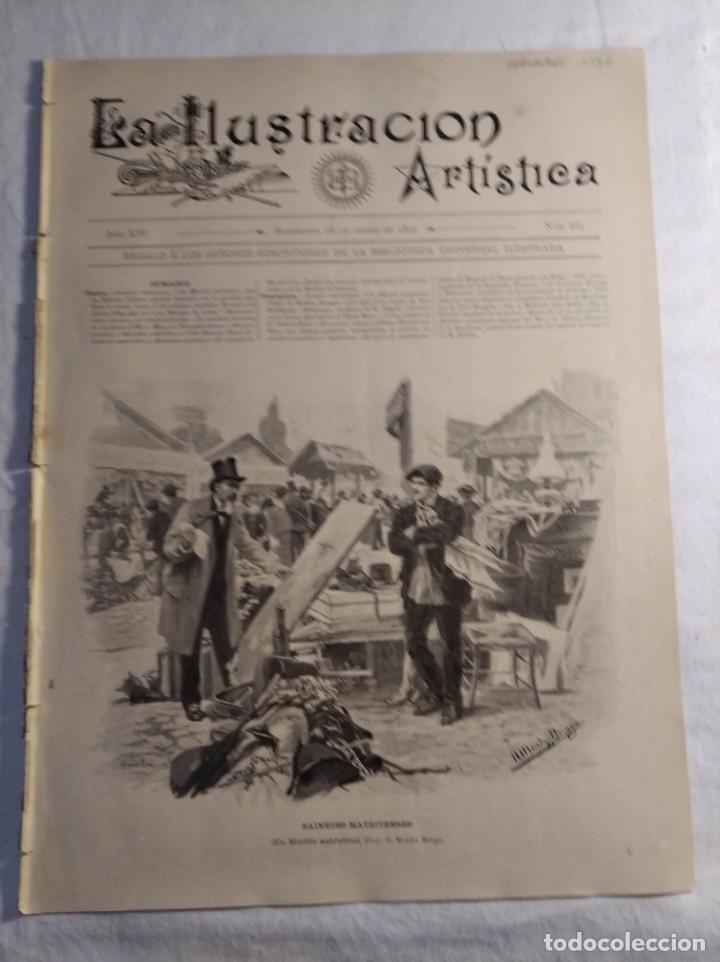 Coleccionismo de Revistas y Peri&oacute;dicos: LA ILUSTRACI&Oacute;N.ART&Iacute;STICA N&ordm; 683. A&Ntilde;O 1895. JULI&Aacute;N ROMEA. S&Oacute;CRATES EN LA &Aacute;GORA. LA ESCULTURA MODE