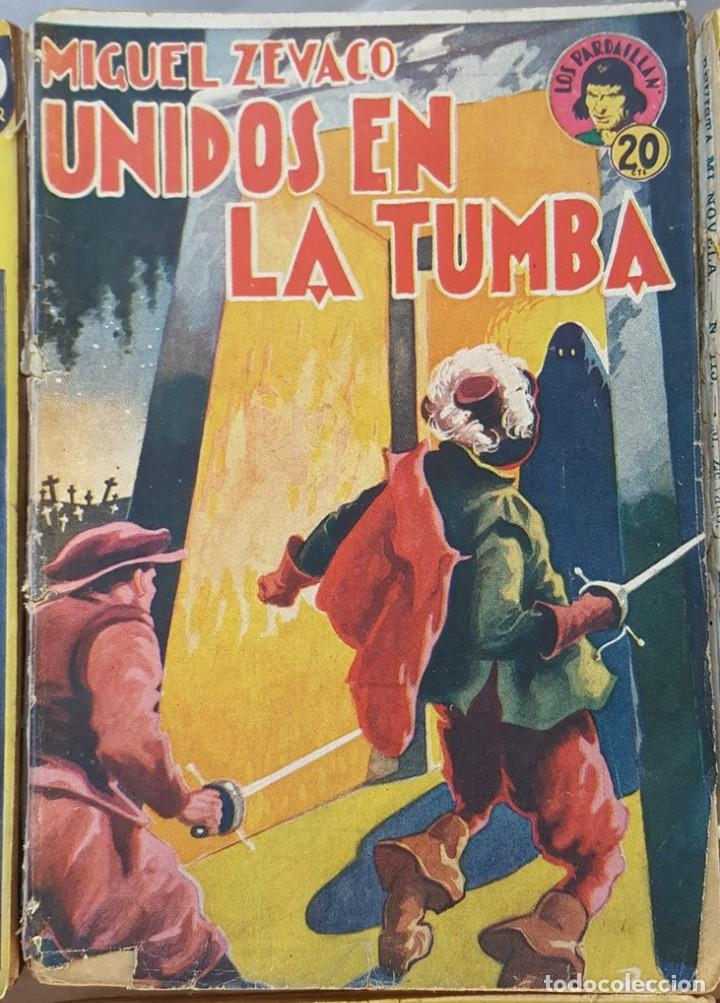 Collectionnisme de Revues et Journaux: 1933 MIGUEL ZEVACO SERIE LOS PARDAILLAN # 119 UNIDOS EN LA TUMBA TAPA ROUX EDITORIAL TOR BUEN ESTADO