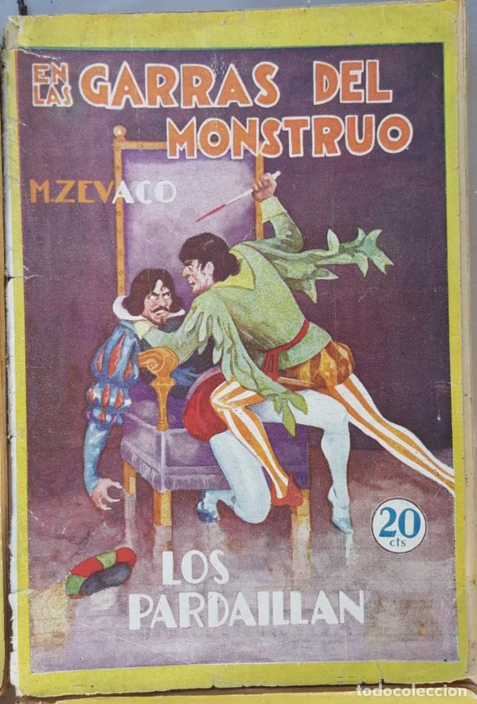Colecionismo de Revistas e Jornais: 1933 MIGUEL ZEVACO SERIE LOS PARDAILLAN # 106 EN LAS GARRAS DEL MONSTRUO EDITORIAL TOR BUEN ESTADO