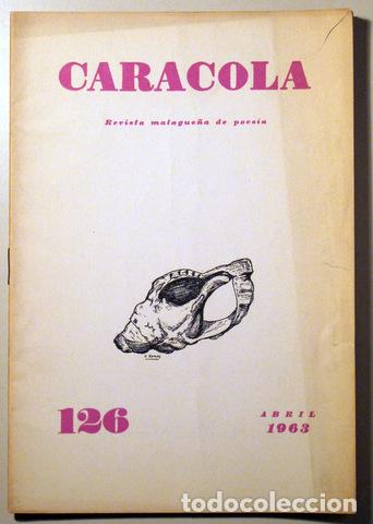 Collezionismo di Riviste e Giornali: CARACOLA. Revista malague&ntilde;a de poes&iacute;a n&ordm; 126 - Poes&iacute;a venezolana