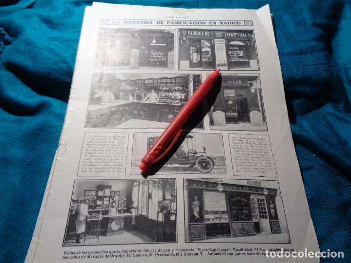 Coleccionismo de Revistas y Peri&oacute;dicos: RECORTE : LA INDUSTRIA DE PANIFICACION EN MADRID. MUNDO GRAFICO, 19?