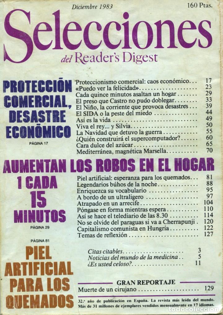 Coleccionismo de Revistas y Peri&oacute;dicos: REVISTA SELECCIONES DEL READER`S DIGEST. Diciembre de 1983. Pp. 159