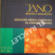 Coleccionismo de Revistas y Periódicos: ANTIGÜA REVISTA -JANO - Nº 1385 - MAYO 2001. Lote 324858318