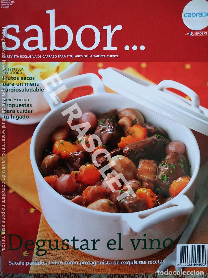 Collection Magazines and Newspapers: REVISTA RECETAS COCINA - SABOR - OTO&Ntilde;O 2011