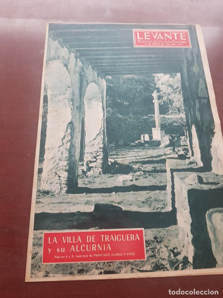 Coleccionismo de revistas y peri&oacute;dicos: LEVANTE SUPLEMENTO A&Ntilde;O 1966 VALENCIA, LA VILLA DE TRAIGUERA Y SU ALCURNIA, ALMAZORA, JAVEA