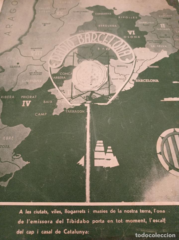Coleccionismo de Revistas y Peri&oacute;dicos: RADIO DE BARCELONA - PUBLICACIO SETMANAL N. 664 - BARCELONA 3 JULIOL 1937