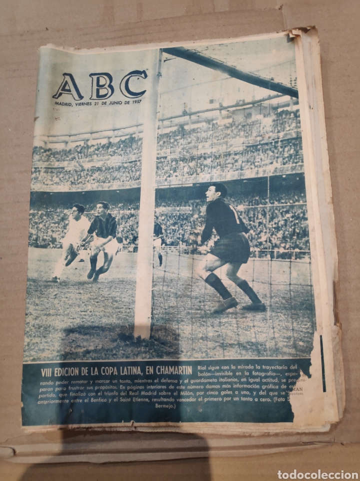 Coleccionismo de Revistas y Peri&oacute;dicos: ABC 21 JUNIO 1957 COPA LATINA CHAMARTIN QUIEN VIVE EDIFICIOS HIST&Oacute;RICOS MADRID