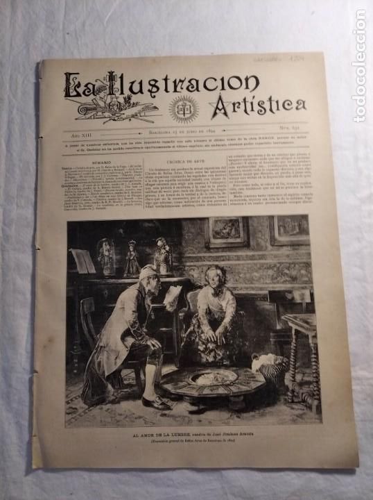 Coleccionismo de Revistas y Peri&oacute;dicos: LA ILUSTRACI&Oacute;N.ART&Iacute;STICA N&ordm; 652. A&Ntilde;O 1894. FIESTA DE LA BARRANCA (ANDALUC&Iacute;A). SAN JUAN BAUTISTA.