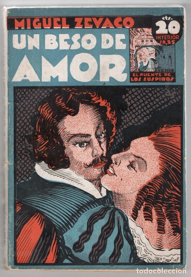 Colecionismo de Revistas e Jornais: 1934 MIGUEL ZEVACO SERIE EL PUENTE DE LOS SUSPIROS # 149 UN BESO DE AMOR ROUX ED TOR BUEN ESTADO