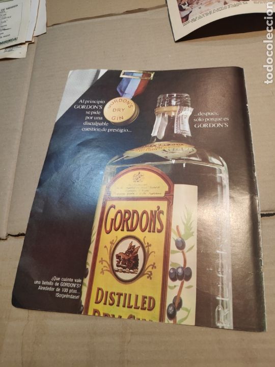 Coleccionismo de revistas y peri&oacute;dicos: P RECORTE ANUNCIO PUBLICIDAD GINEBRA GORDONS GORDON VINTAGE ORIGINAL