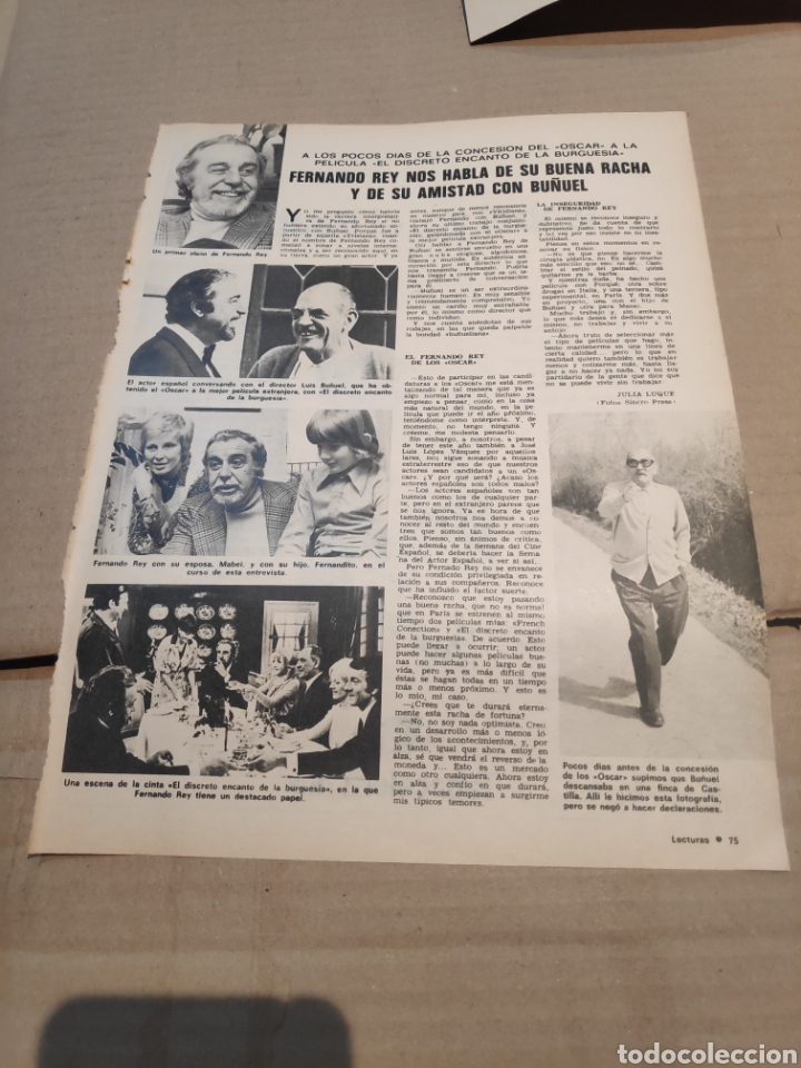 Collection Magazines and Newspapers: P RECORTE 1 PAGINA FERNANDO REY