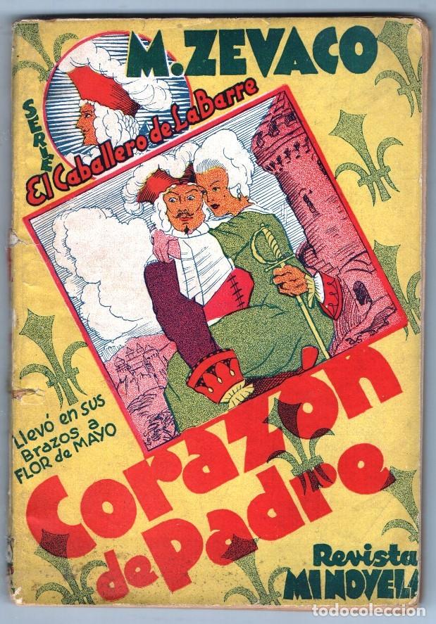 Sammeln von Zeitschriften und Zeitungen: 1934 MIGUEL ZEVACO SERIE EL CABALLERO DE LA BARRE # 185 CORAZON DE PADRE ROUX ED TOR BUEN ESTADO