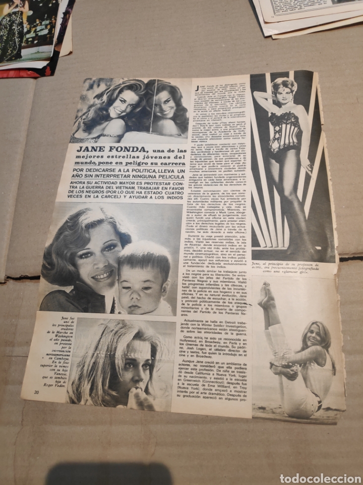 Collection Magazines and Newspapers: P RECORTE JANE FONDA