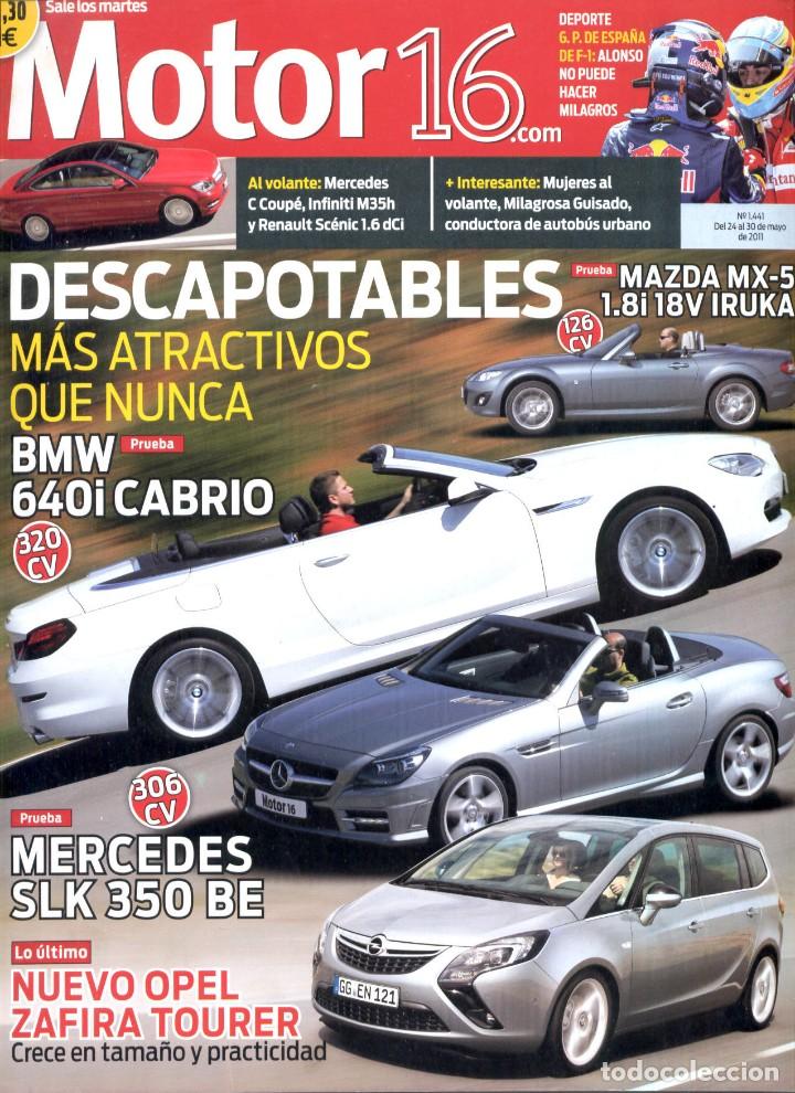 Coleccionismo de Revistas y Peri&oacute;dicos: REVISTA MOTOR 16, N&ordm; 1441, 2011, BMW 640I CABRIO